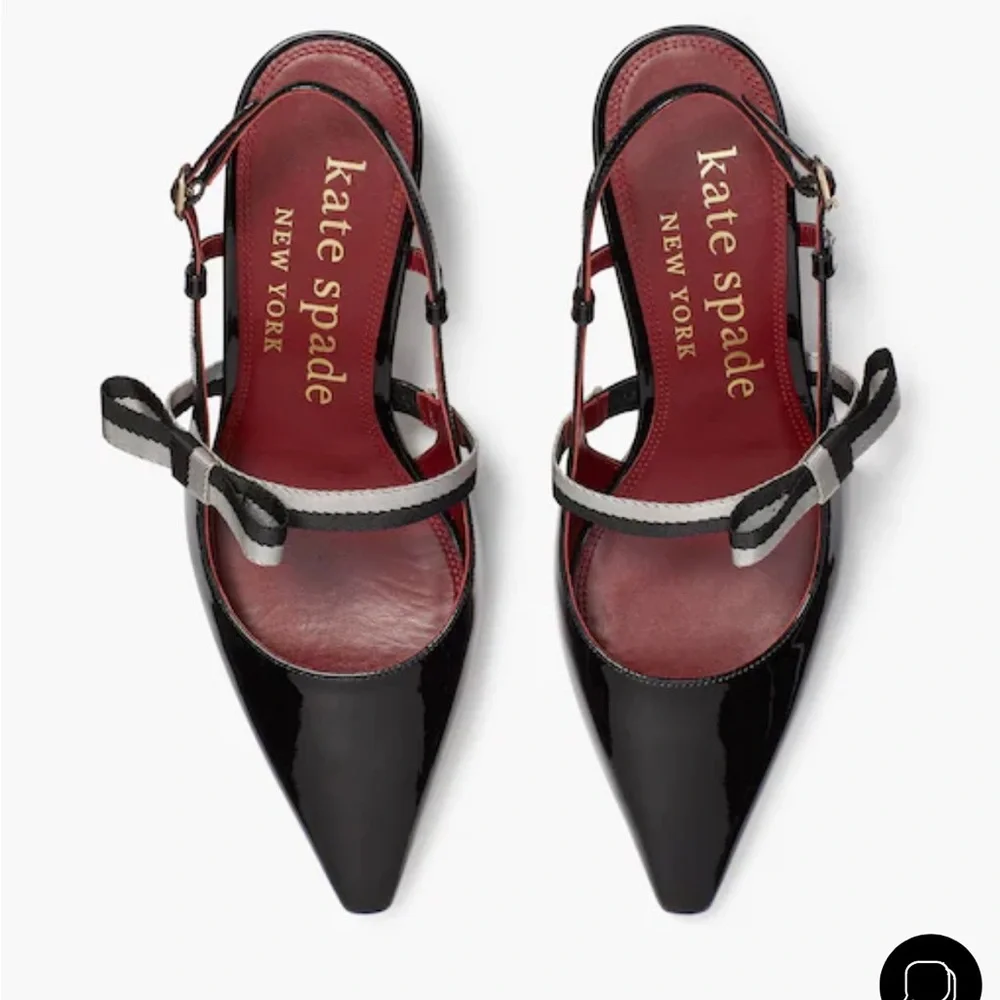 Kate Spade Maritza Black Patent Leather Heels size 11 - Picture 2 of 9